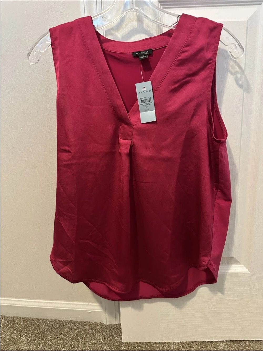 Women’s Pink Ann Taylor Shell Top - NWT - Size XS Petite
